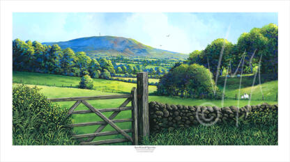 Sun-Kissed Sperrins giclee fine art print