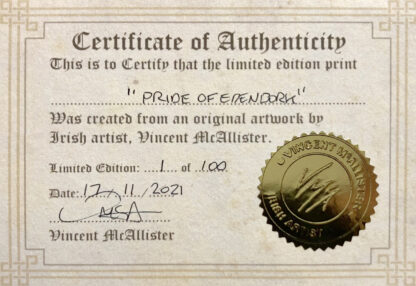 Certificate of Authenticity